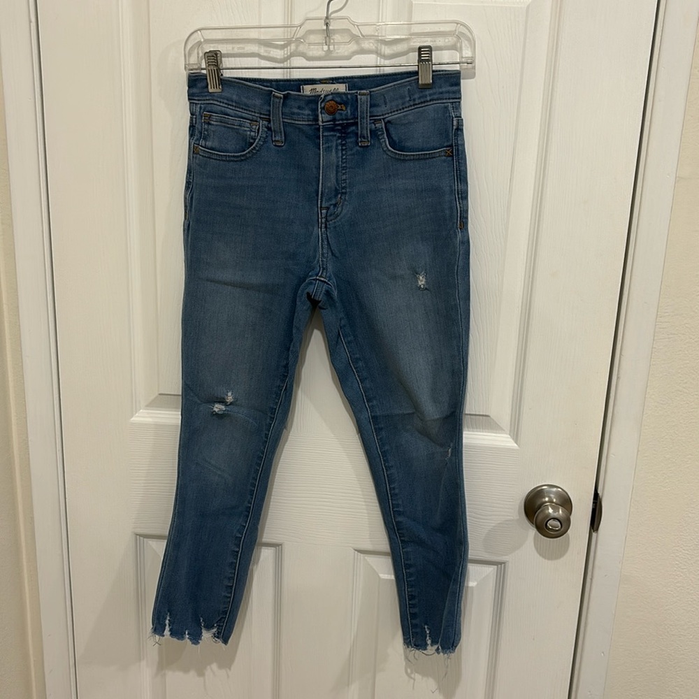 Madewell 10” high rise jeggings in size 24P